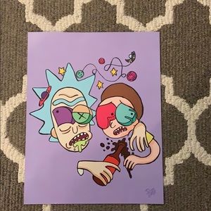 Rick and Morty Graphic Print